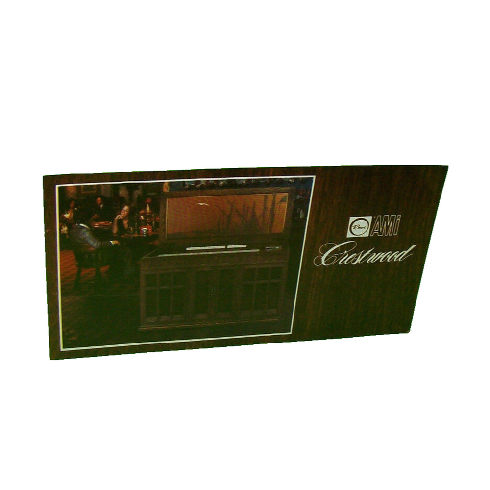 The Crestwood Model CTI-1 Rowe Vintage Mini Sales Flyer Advertising Phonograph